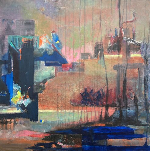 The Magic Motel de Ellen Eikenes, Pintura a la venta en Singulart