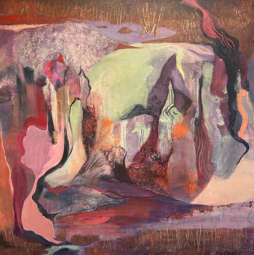 Echoes beneath the Surface de Ellen Eikenes, Pintura a la venta en Singulart
