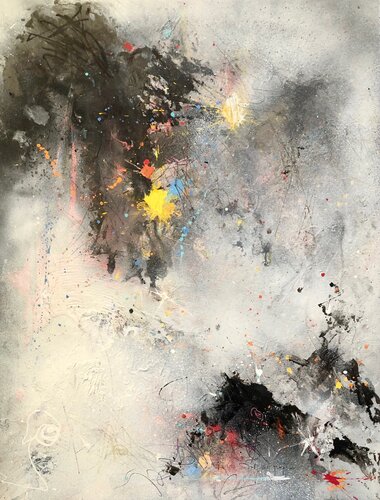 "Montagnes et brume" di robert deschênes, Pittura in vendita su Singulart