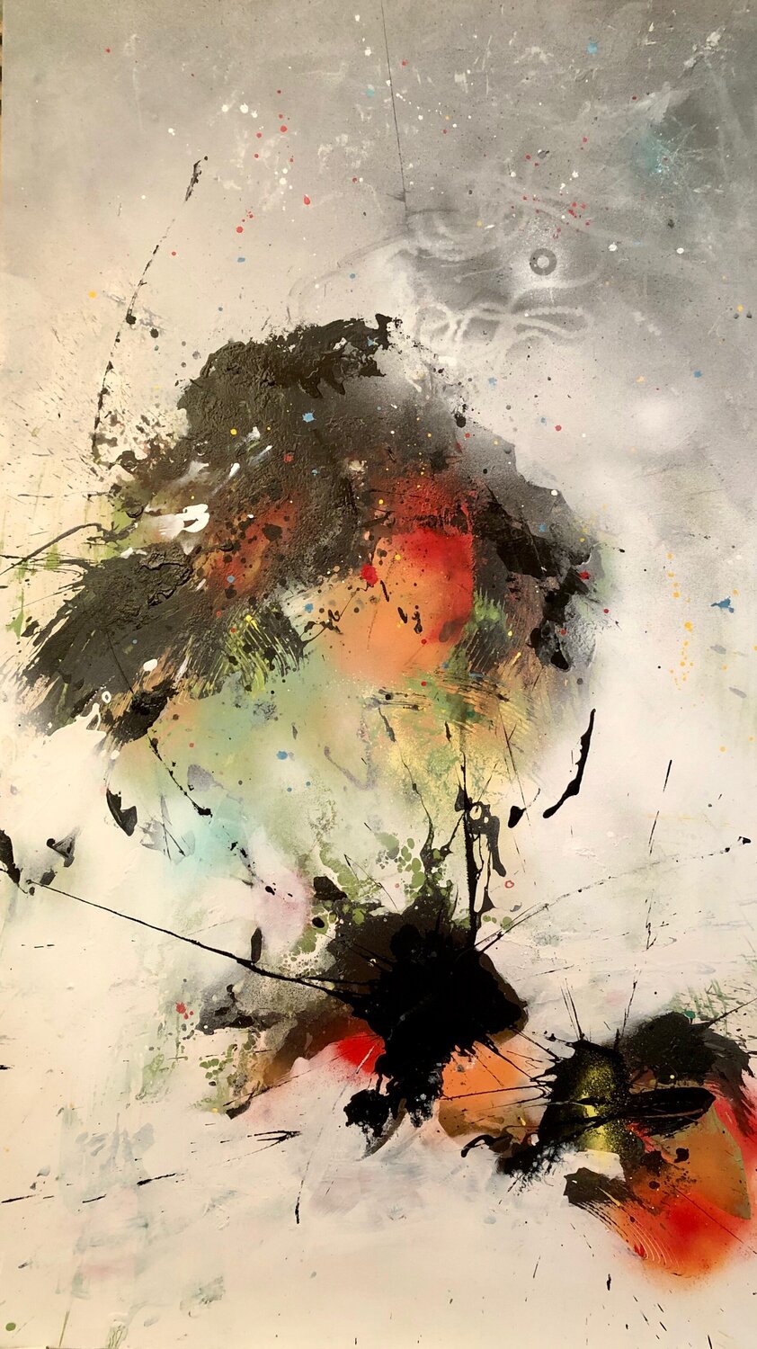 "Brume" acrylique sur toile robert deschênes