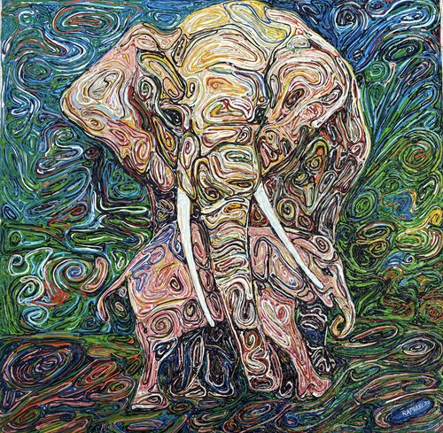 The Protector de Rafael Hernandez Morales, Pintura a la venta en Singulart