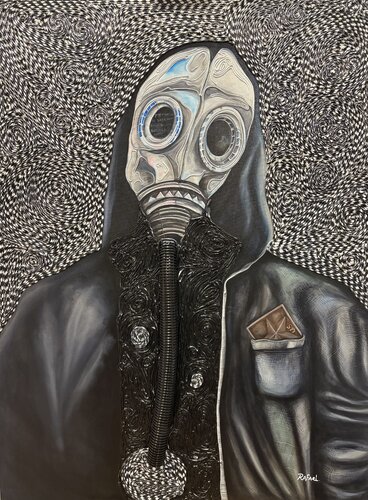 The Guardian Of the Nation di Rafael Hernandez Morales, Pittura in vendita su Singulart