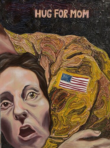 The hug von Rafael Hernandez Morales, Malerei kaufen auf Singulart