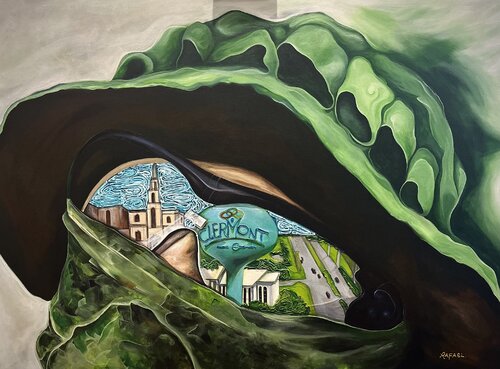 Double Vision by Rafael Hernandez Morales, 회화 for Sale on Singulart