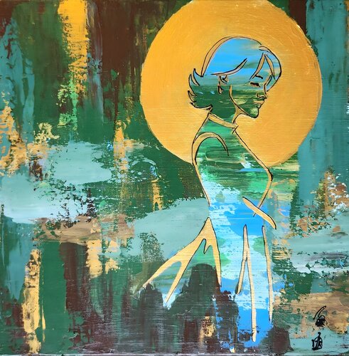 Inner Sun van Nara Ziyou, Schilderij te koop op Singulart