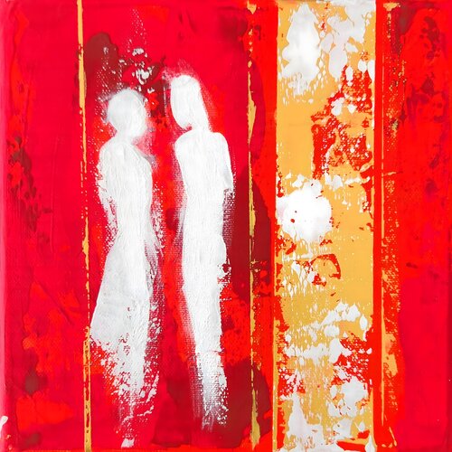 Red Threshold II van Nara Ziyou, Schilderij te koop op Singulart