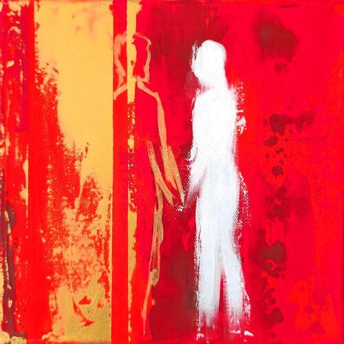 Red Threshold III van Nara Ziyou, Schilderij te koop op Singulart