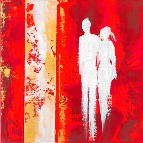 Red Threshold IV van Nara Ziyou, Schilderij te koop op Singulart