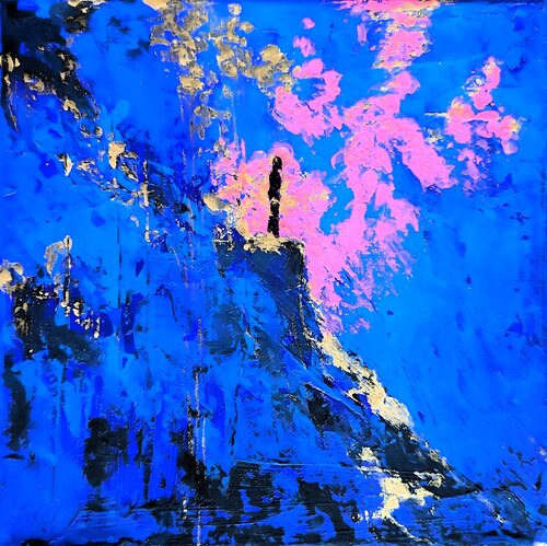 Luminous Midnight II de Nara Ziyou, Pintura a la venta en Singulart