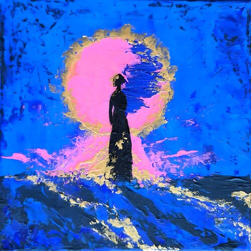 Luminous Midnight IV by Nara Ziyou, Painting for Sale on Singulart