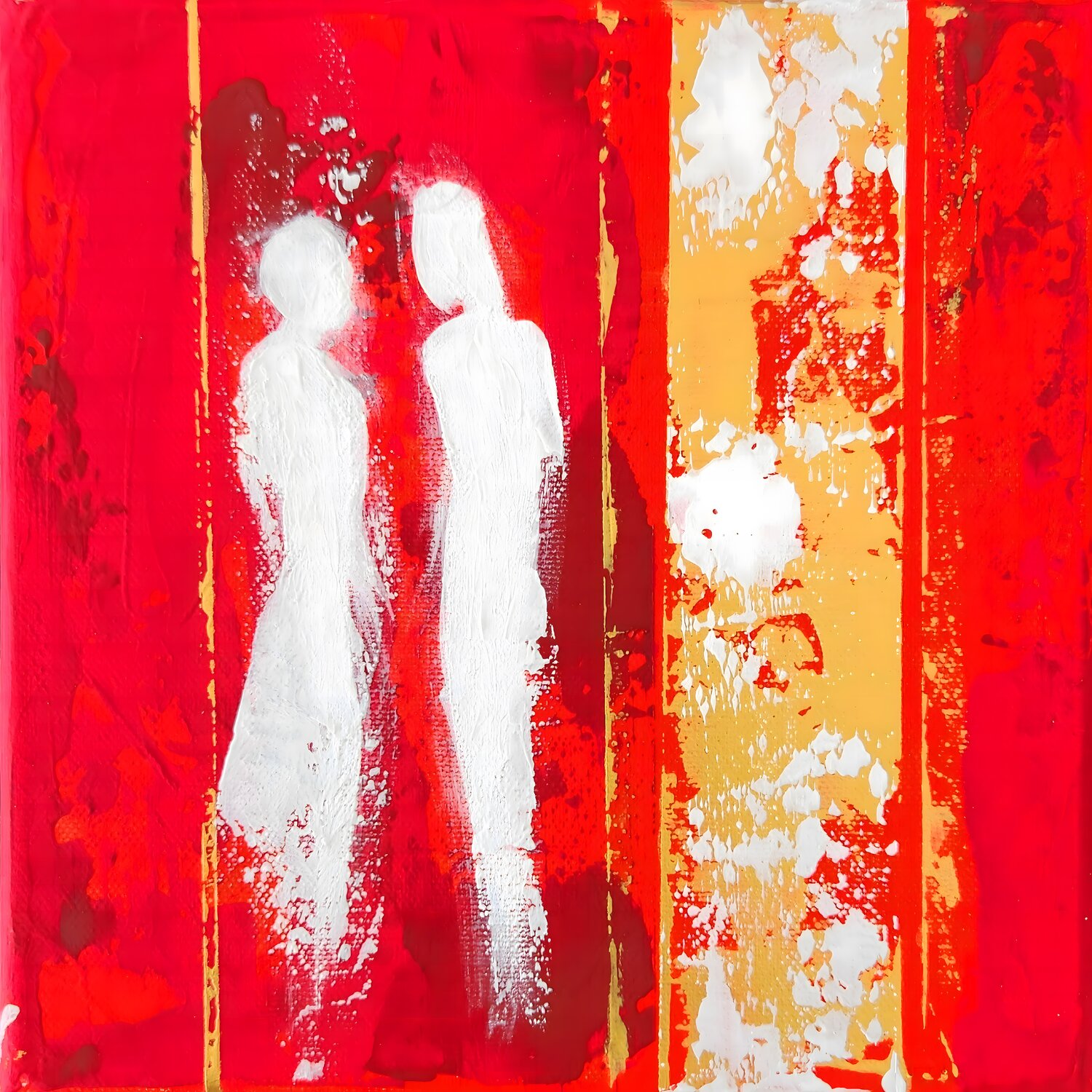 Red Threshold II Nara Ziyou Origineel schilderij te koop