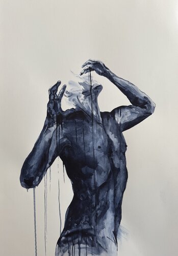 Light and shadow par Marcello Fischer, Œuvre sur papier en vente sur Singulart