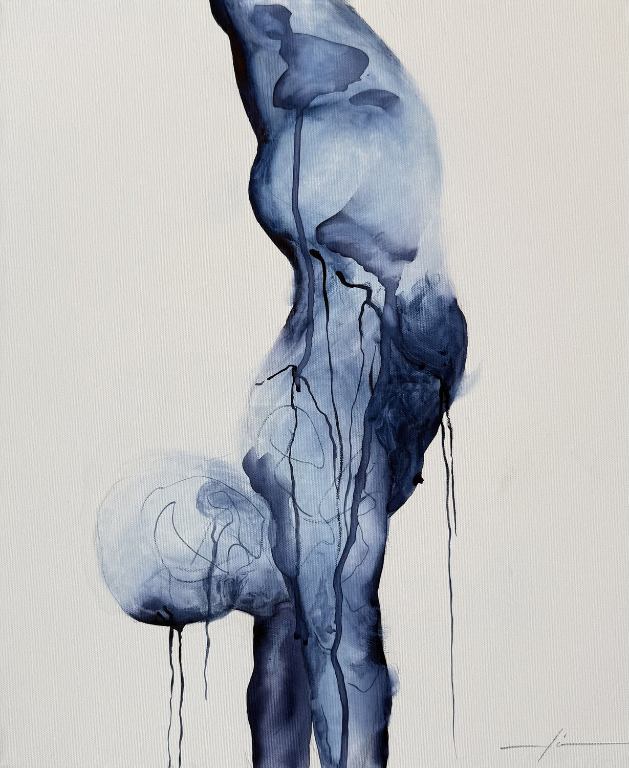 Dive Marcello Fischer Original painting for sale