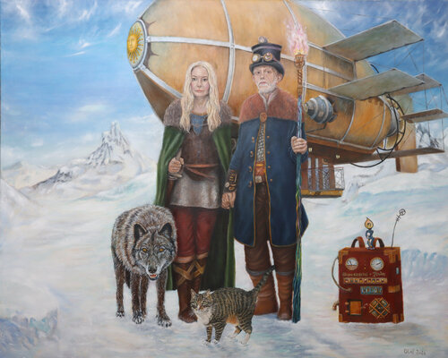 Die Bewustseinsfinder - Box by Olaf Plantener, Painting for Sale on Singulart