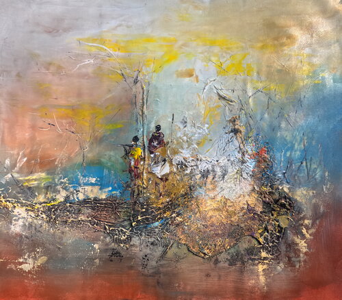 Journey without paths von Solomon Muchemi, Malerei kaufen auf Singulart