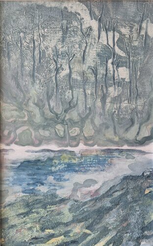 The birth of the forest van Tomáš Holub, Schilderij te koop op Singulart