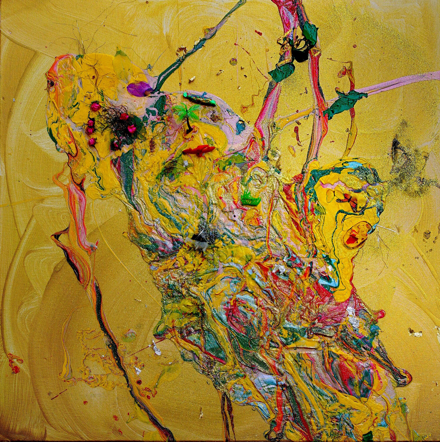 The Magical Emerging Life of the Earth Aelita Andre Originalgemälde zu verkaufen