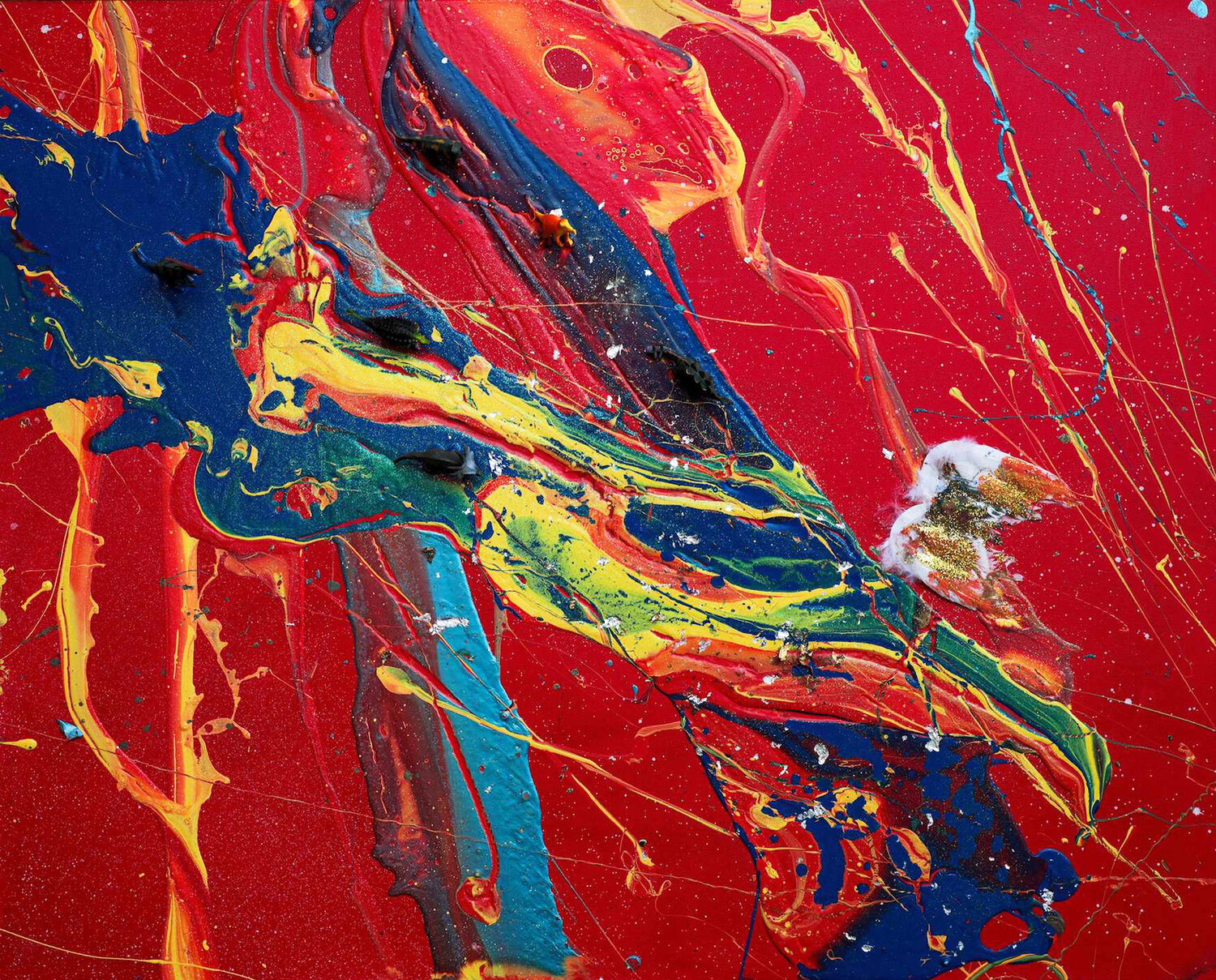 Wings of the Infinite Magical Nebula Aelita Andre Dipinto originale in vendita