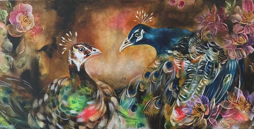 May I have this dance? von Gayatri Yelegaonkar, Malerei kaufen auf Singulart