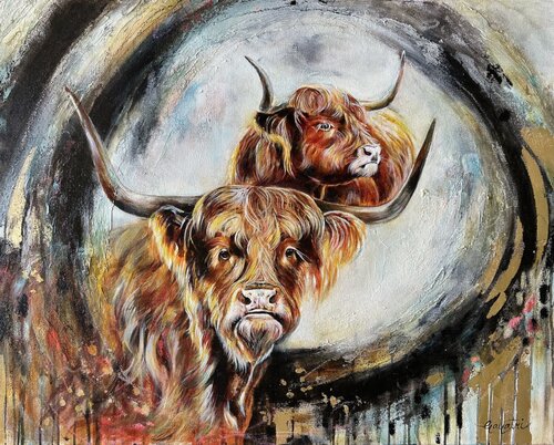 Majestic Bonds di Gayatri Yelegaonkar, Pittura in vendita su Singulart