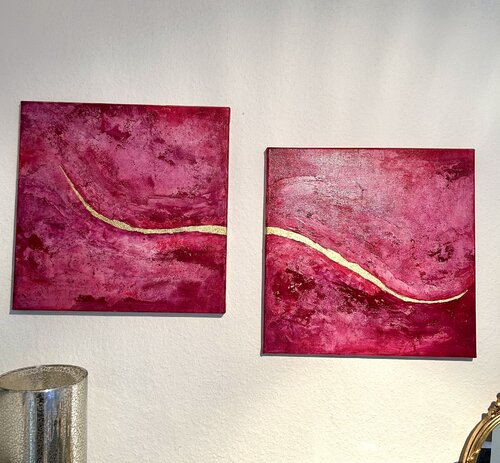 Twins by Rebecca Rieger, 회화 for Sale on Singulart