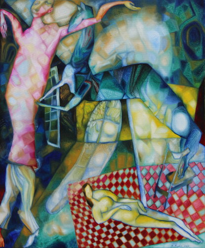 Alles opfern und nichts verlieren di Mariya Naydis, Pittura in vendita su Singulart