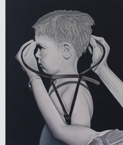 "Part of progress / Deutschlandbilder I." par Mike Wosnitzka, Peinture en vente sur Singulart