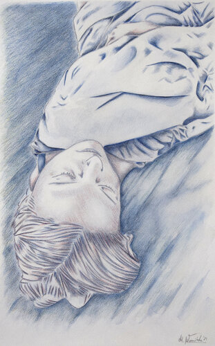 "Madeleine" par Mike Wosnitzka, Œuvre sur papier en vente sur Singulart