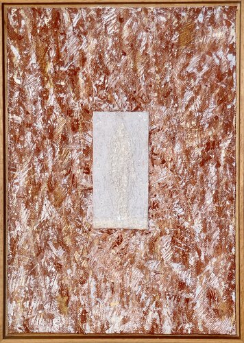 Figure grise, Cara Pace 9 van Nicole Bovard, Schilderij te koop op Singulart