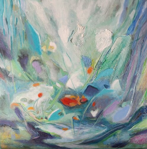 Ma Rivière XXIV - N°3504 van Théodora BERNARDINI, Schilderij te koop op Singulart