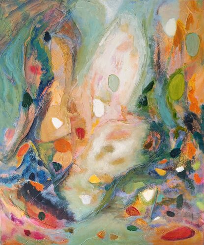 Ma Rivière XVII - N°3305 - van Théodora BERNARDINI, Schilderij te koop op Singulart