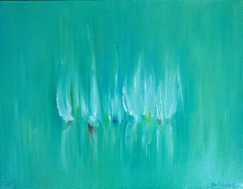 Symphonie Marine  - N°231 - van Théodora BERNARDINI, Schilderij te koop op Singulart