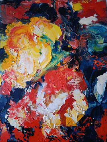 Folie Flamboyante 1 - N°308 - van Théodora BERNARDINI, Schilderij te koop op Singulart