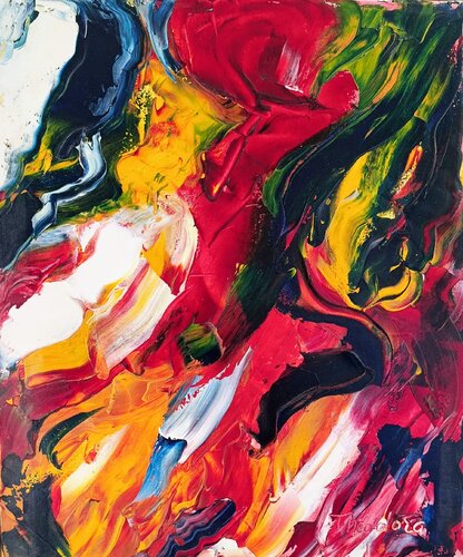 Éclats Intérieurs - N°1302 - par Théodora BERNARDINI, Peinture en vente sur Singulart