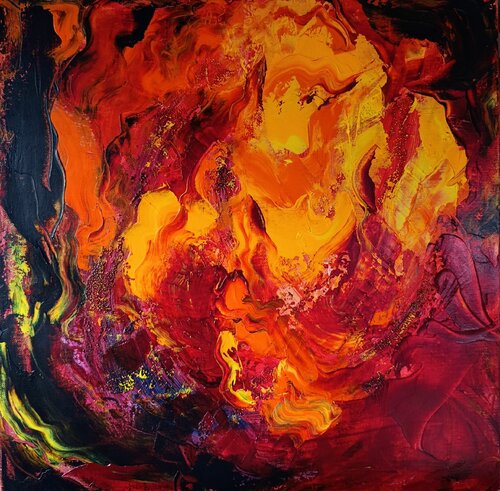 Incandescence - N°1619 - van Théodora BERNARDINI, Schilderij te koop op Singulart