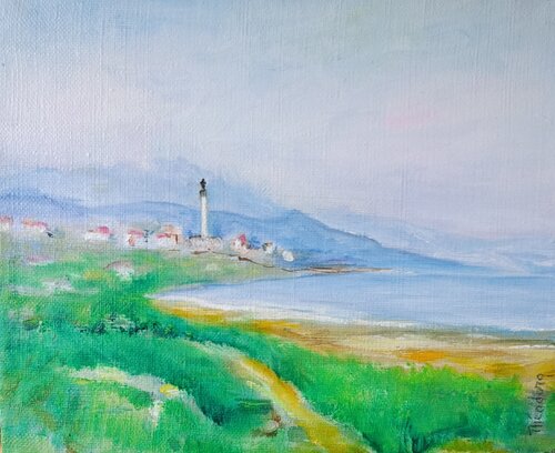Phare de Biarritz van Théodora BERNARDINI, Schilderij te koop op Singulart