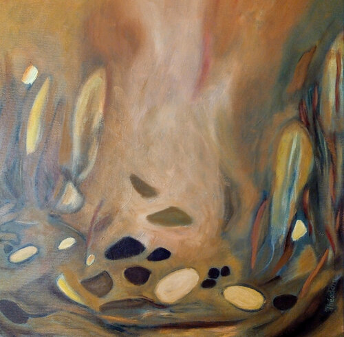 Rivière VIII van Théodora BERNARDINI, Schilderij te koop op Singulart