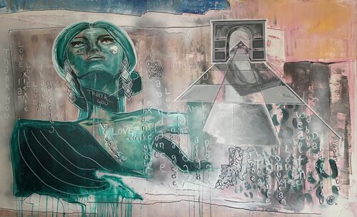 Gratitude II van Yasmin Ada-Tarsousi, Schilderij te koop op Singulart