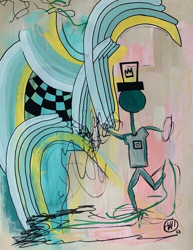 Improvisation 1 von Yasmin Ada-Tarsousi, Malerei kaufen auf Singulart