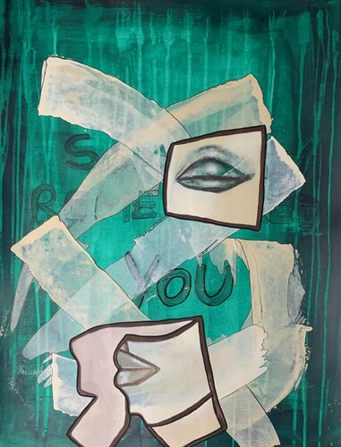 Improvisation 14 by Yasmin Ada-Tarsousi, Painting for Sale on Singulart