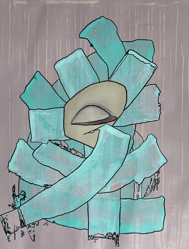 Improvisation 17 van Yasmin Ada-Tarsousi, Schilderij te koop op Singulart