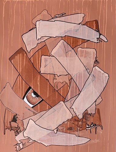 Improvisation 24 van Yasmin Ada-Tarsousi, Schilderij te koop op Singulart
