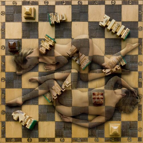 Yin und Yang - Schach matt! von Jo Steinmetz, Druck kaufen auf Singulart