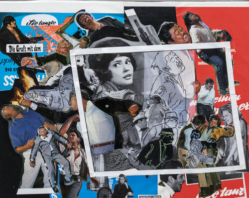 Papiercollage/Zeichnung No. 38 von Anna Pocher, Werk auf Papier kaufen auf Singulart