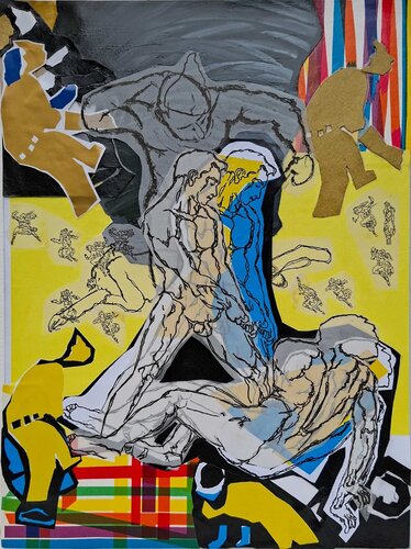 Papiercollage/zeichnung No. 101 di Anna Pocher, Opera su carta in vendita su Singulart