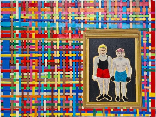 papiercollage/Ölmalerei No.102 di Anna Pocher, Opera su carta in vendita su Singulart