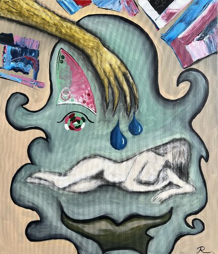 Green Dream de Alexander Ribo, Pintura a la venta en Singulart