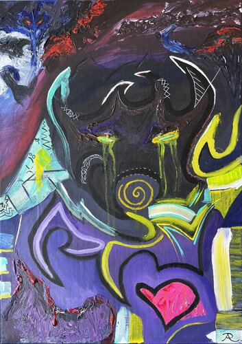 Heart of the Storm de Alexander Ribo, Pintura a la venta en Singulart