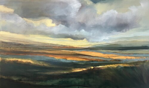 Orange Warm von Caroline Adams, Malerei kaufen auf Singulart