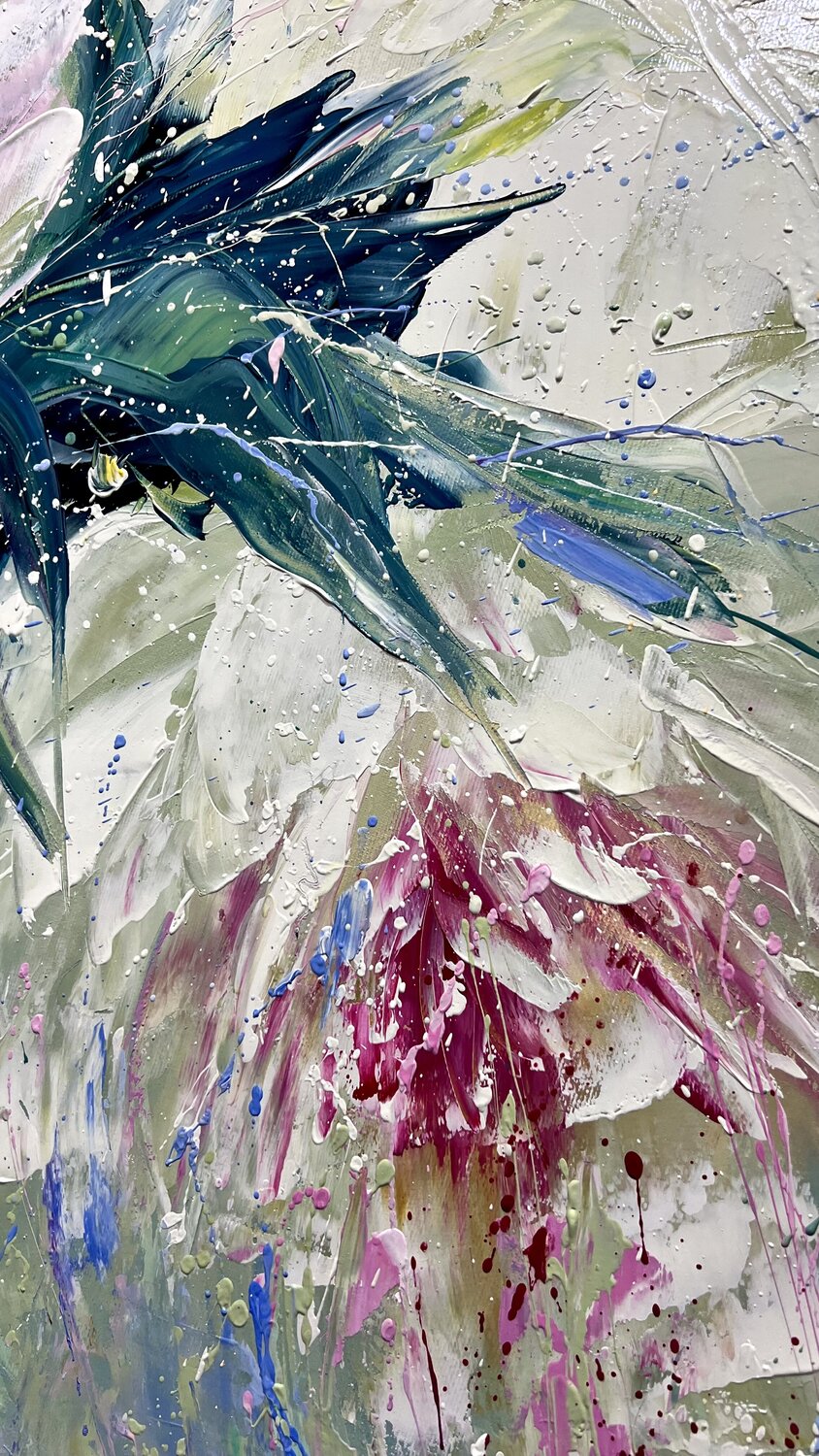 オイルパステル絵画販売 : 現代オイルパステル絵画をオンライン
